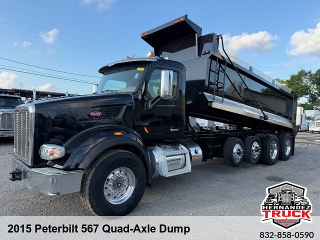 2015 Peterbilt 567 Quad-Axle Dump