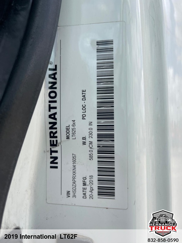 2019 International LT62F -