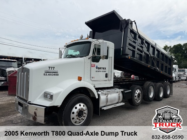2005 Kenworth T800 Quad-Axle Dump