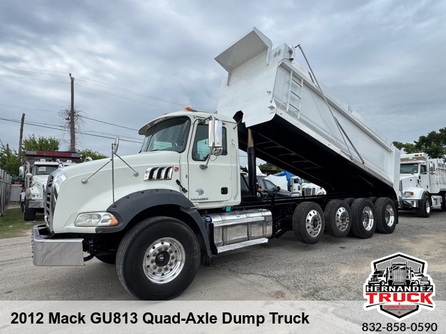 2012 Mack GU813 Quad-Axle Dump Truck