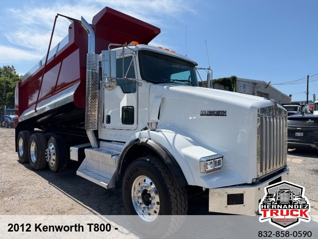 2012 Kenworth T800 TRI-AXLE DUMP TRUCK