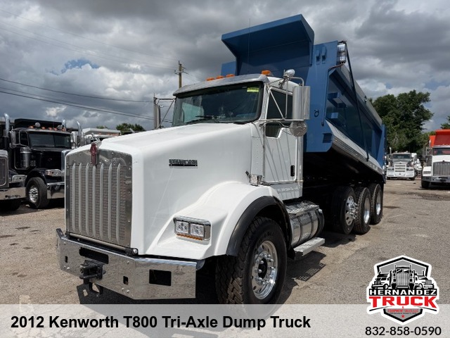 2012 Kenworth T800 Tri-Axle Dump Truck