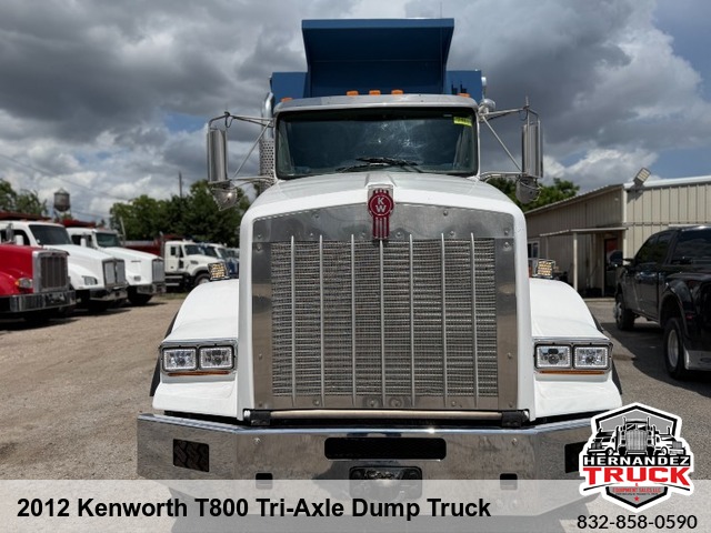 2012 Kenworth T800 Tri-Axle Dump Truck