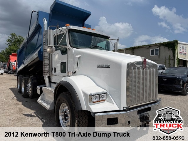 2012 Kenworth T800 Tri-Axle Dump Truck