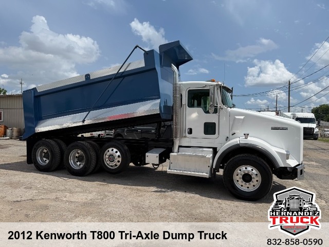 2012 Kenworth T800 Tri-Axle Dump Truck