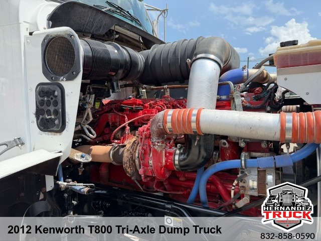 2012 Kenworth T800 Tri-Axle Dump Truck