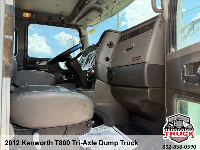 2012 Kenworth T800 Tri-Axle Dump Truck