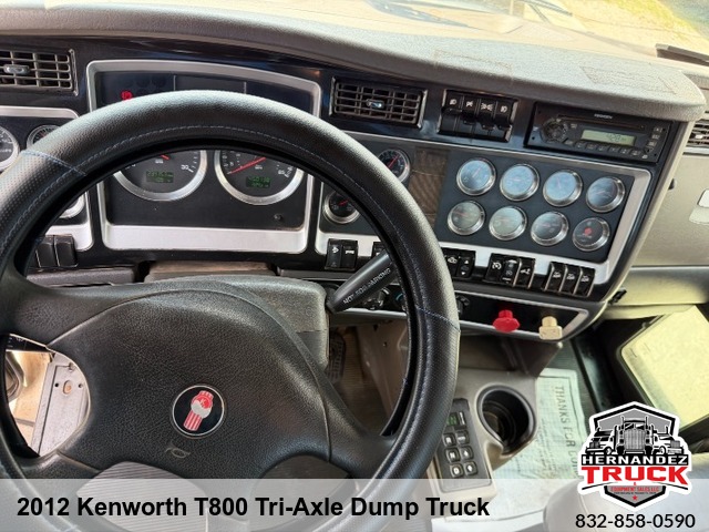 2012 Kenworth T800 Tri-Axle Dump Truck