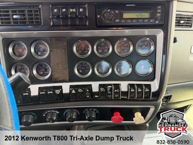 2012 Kenworth T800 Tri-Axle Dump Truck
